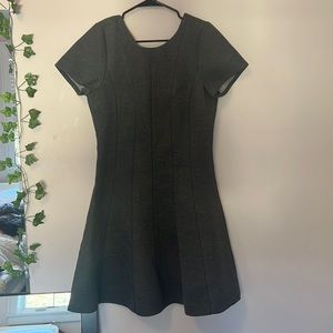 Banana Republic gray short sleeve dress